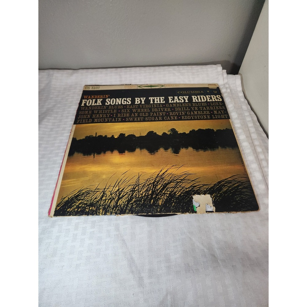 Wanderin Folk Songs by The Easy Riders Columbia CS 8102 Vinyl LP Stereo Record